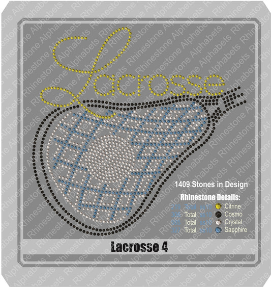 Lacrosse 4 ,TTF Rhinestone Fonts & Rhinestone Designs
