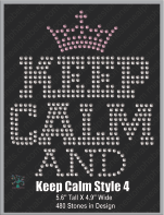 Keep Calm Style 4 ,TTF Rhinestone Fonts & Rhinestone Designs