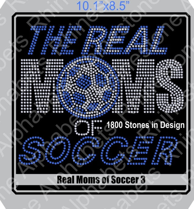 Real Moms of Soccer 3 ,TTF Rhinestone Fonts & Rhinestone Designs