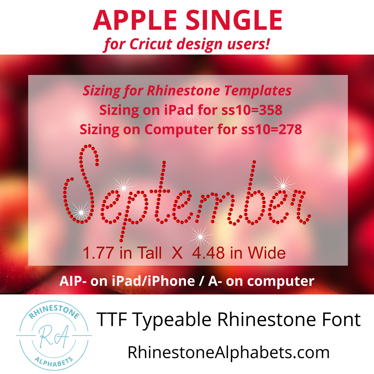 AppleSingle:  Cricut Sized OTF Font