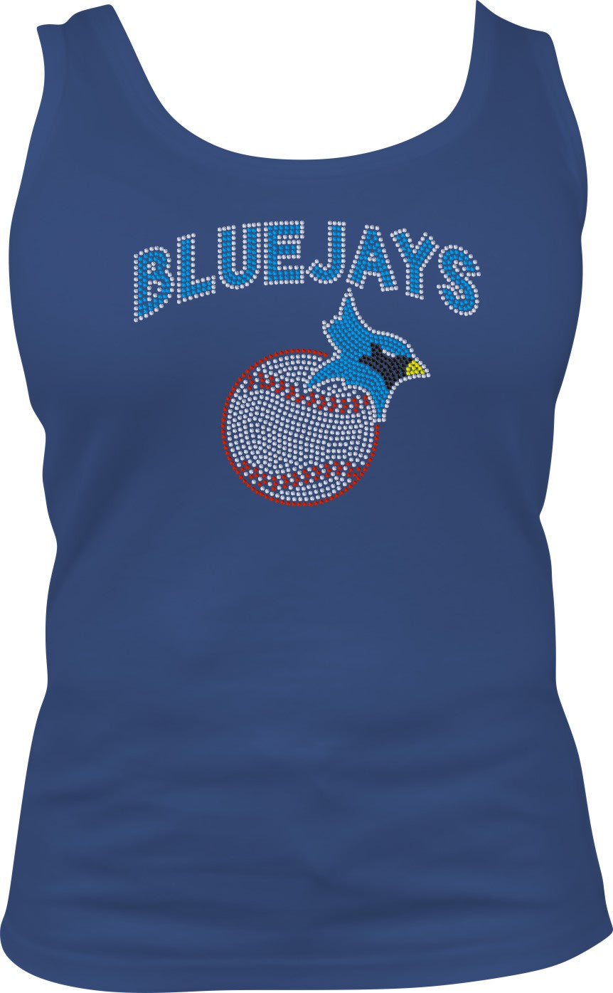 Bluejays Baseball 1 - RhinestoneAlphabets