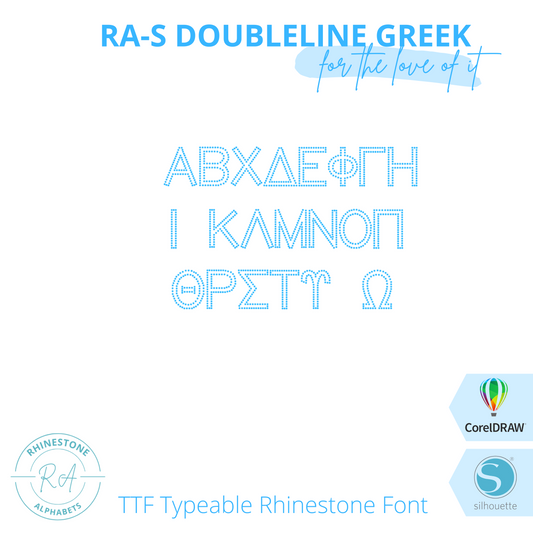 RA-S Doubleline Greek3 - RhinestoneAlphabets