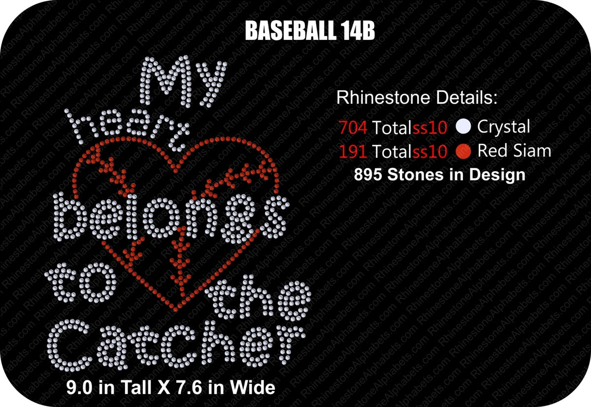 BASEBALL14 ,TTF Rhinestone Fonts & Rhinestone Designs