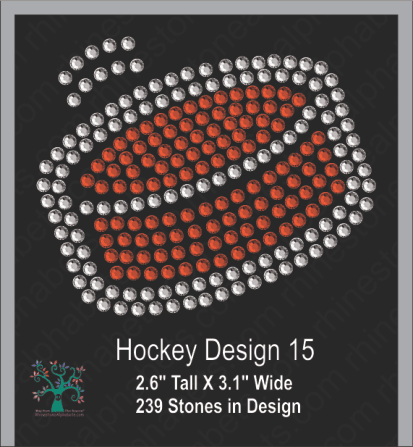 Hockey Design 15 ,TTF Rhinestone Fonts & Rhinestone Designs
