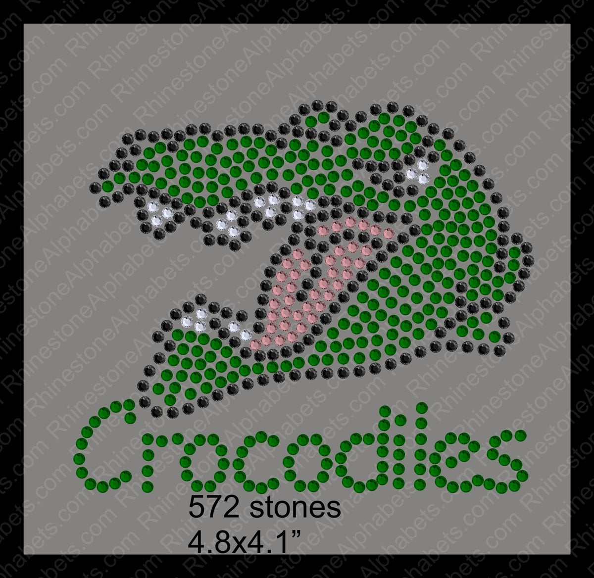 Tiny Crocodile ,TTF Rhinestone Fonts & Rhinestone Designs