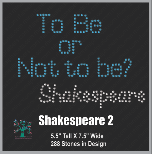 Shakespeare 2 ,TTF Rhinestone Fonts & Rhinestone Designs