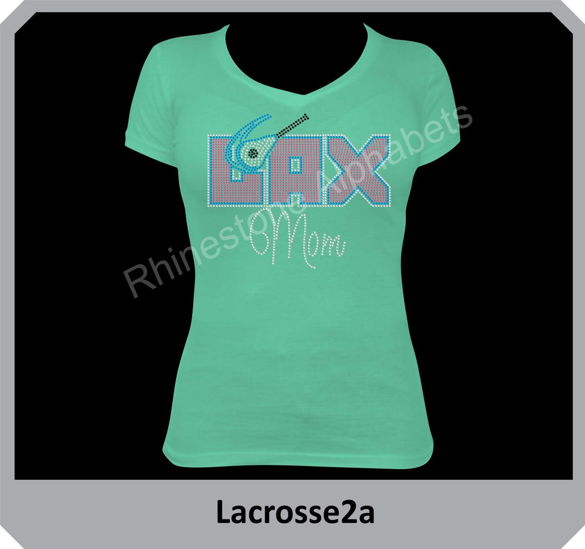 Lacrosse 2 Mom & Lacrosse 2 Girl ,TTF Rhinestone Fonts & Rhinestone Designs