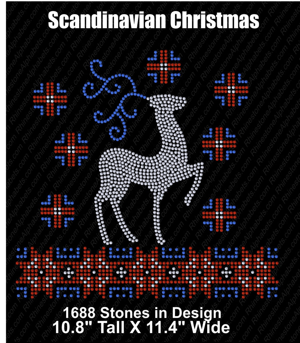 Scandinavian Winter ,TTF Rhinestone Fonts & Rhinestone Designs