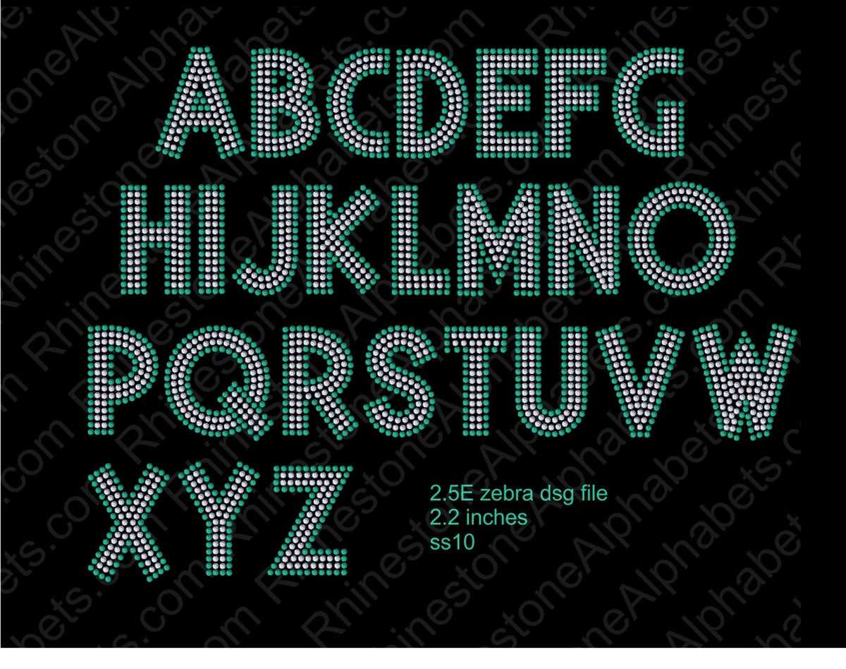 2.5C dsg file ,TTF Rhinestone Fonts & Rhinestone Designs