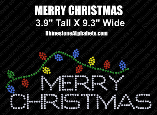 Merry Christmas ,TTF Rhinestone Fonts & Rhinestone Designs