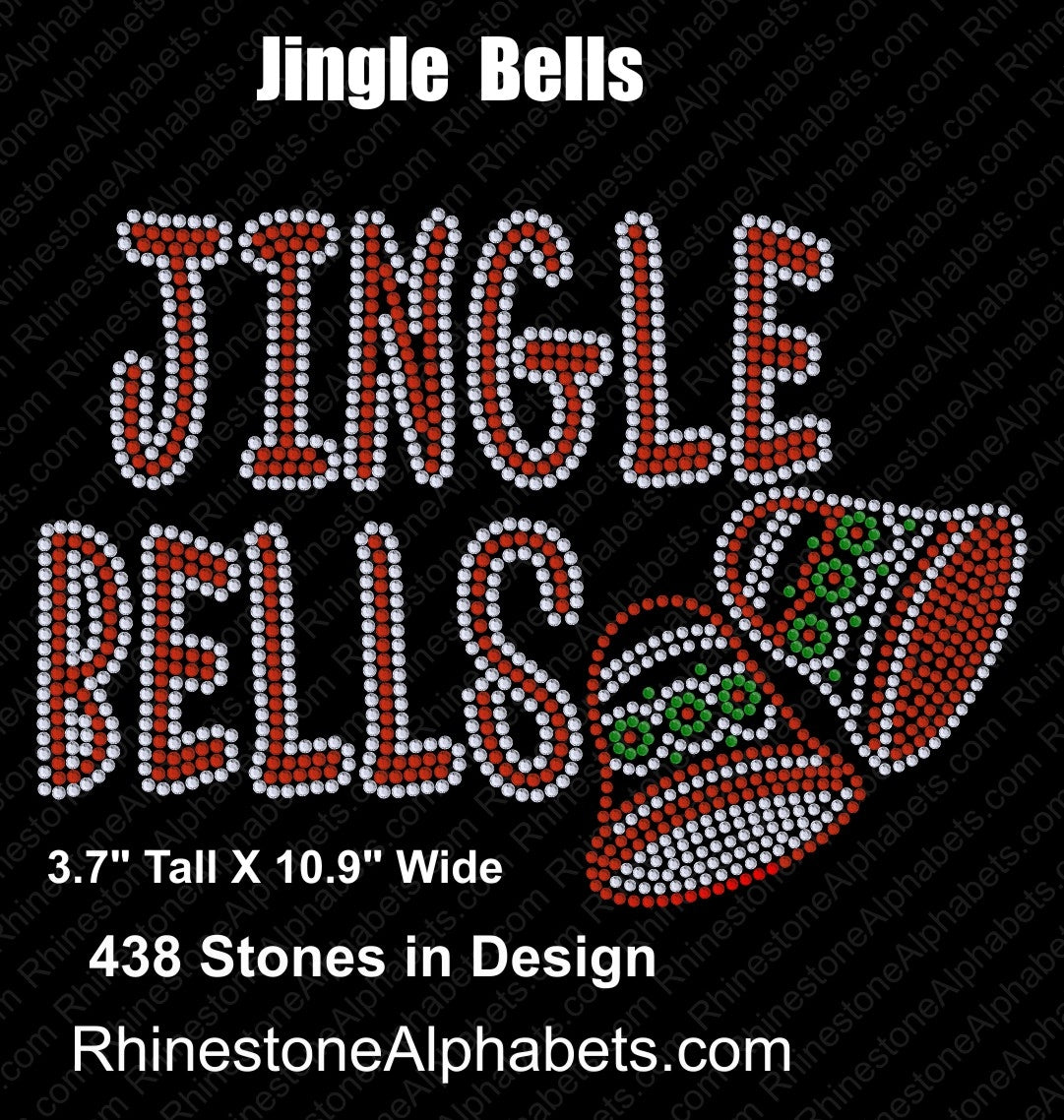 Jingle Bells ,TTF Rhinestone Fonts & Rhinestone Designs