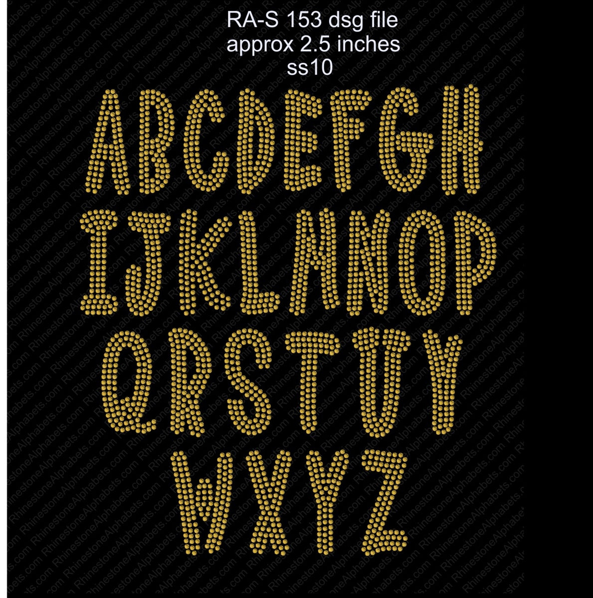 153 dsg file ,TTF Rhinestone Fonts & Rhinestone Designs