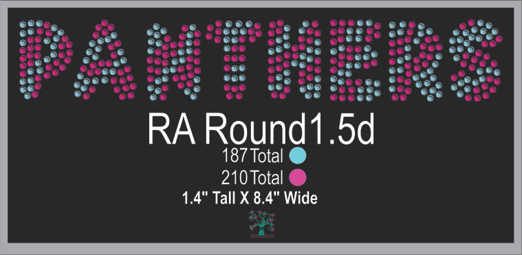 RA Round1.5D ,TTF Rhinestone Fonts & Rhinestone Designs
