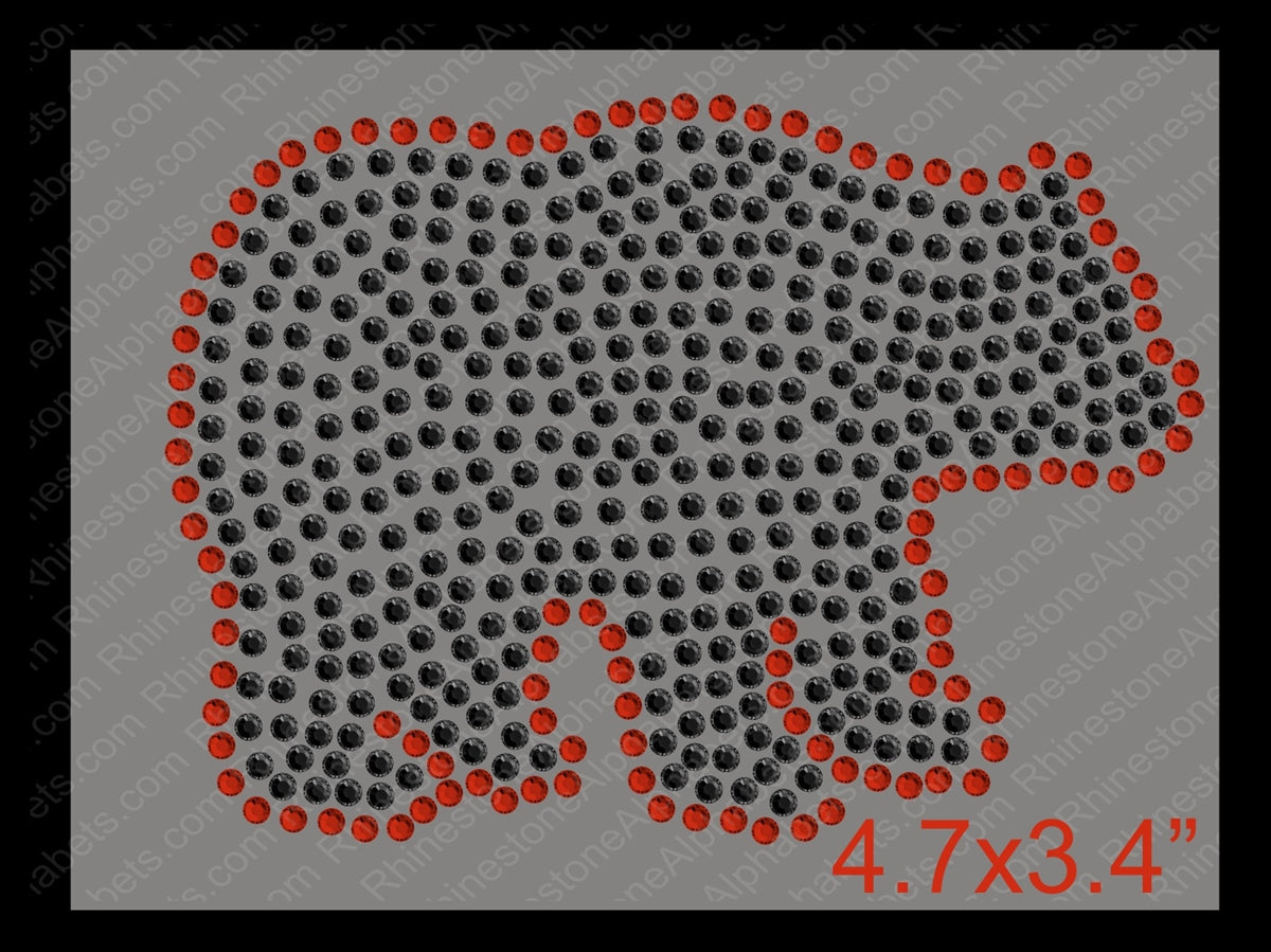 Mascot Rhinestone Rhinestone Mascot Designs – RhinestoneAlphabets