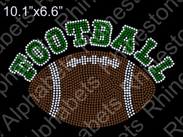 Football15-18 Rhinestone Design – RhinestoneAlphabets