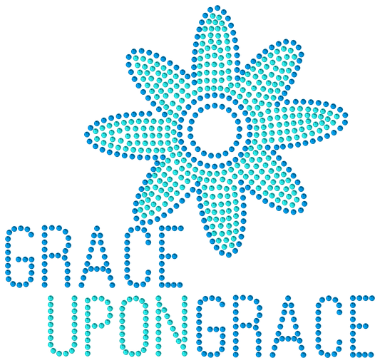 Cricut Sized Grace Design - RhinestoneAlphabets