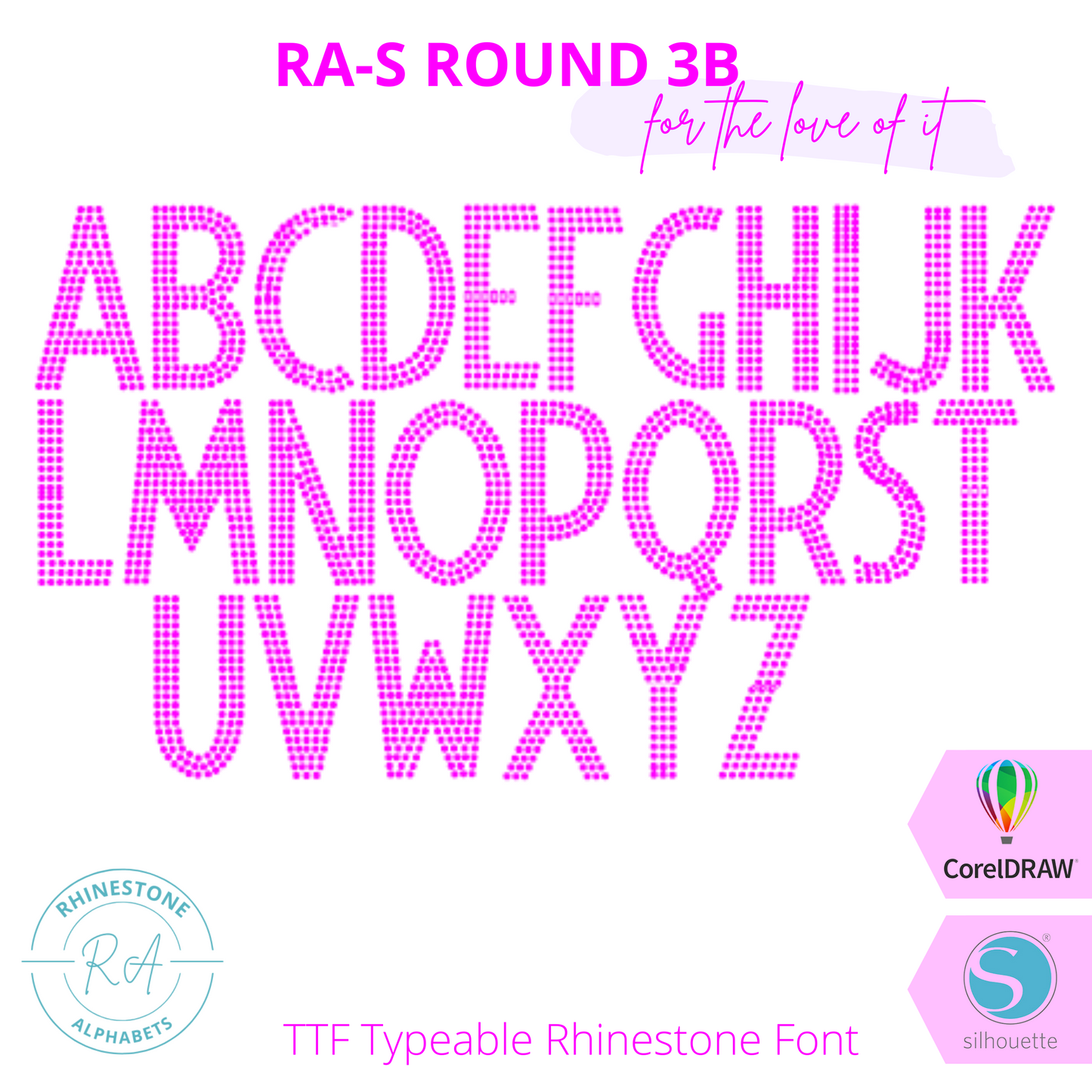RA-S Round 3B - RhinestoneAlphabets