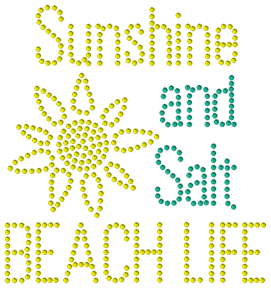 Cricut Design: Sunshine and Salt - RhinestoneAlphabets